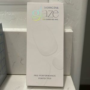 Dashing Diva Glaze semi cured gel nail Parisian Red